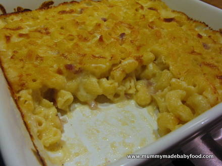 Quick Pasta Recipe for Baby: Baked Macaroni and Cheese